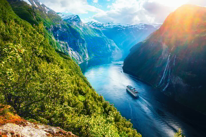 Cruise in the Norweigen Fjords