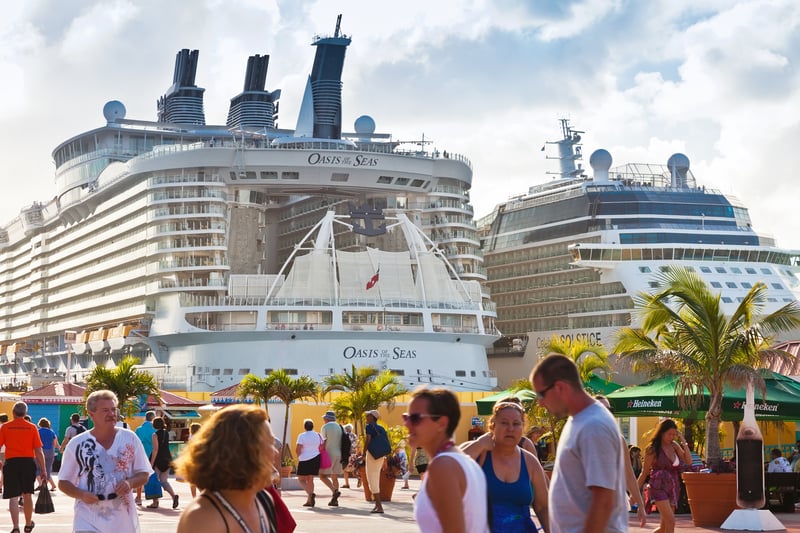 Cruise Port in Philipsburg, St. Maarten 