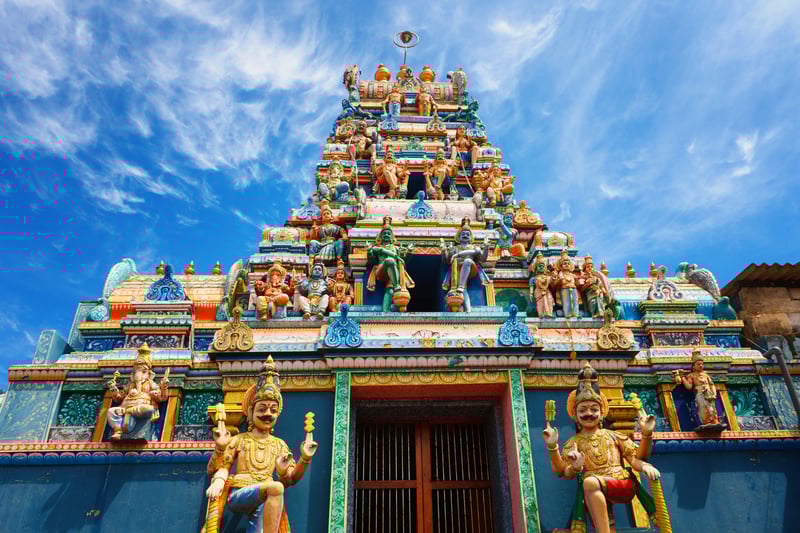 Hindu temple in Colombo, Sri Lanka