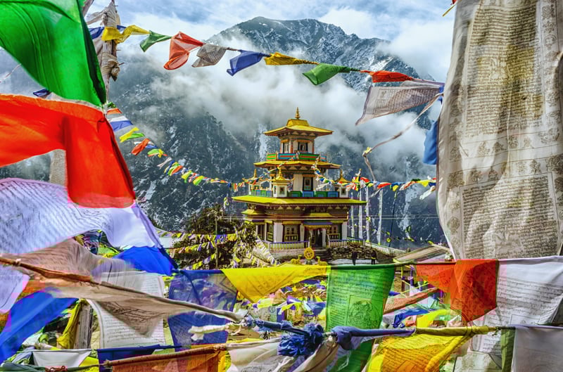 Asia cruise: Taktsang Gompa, India
