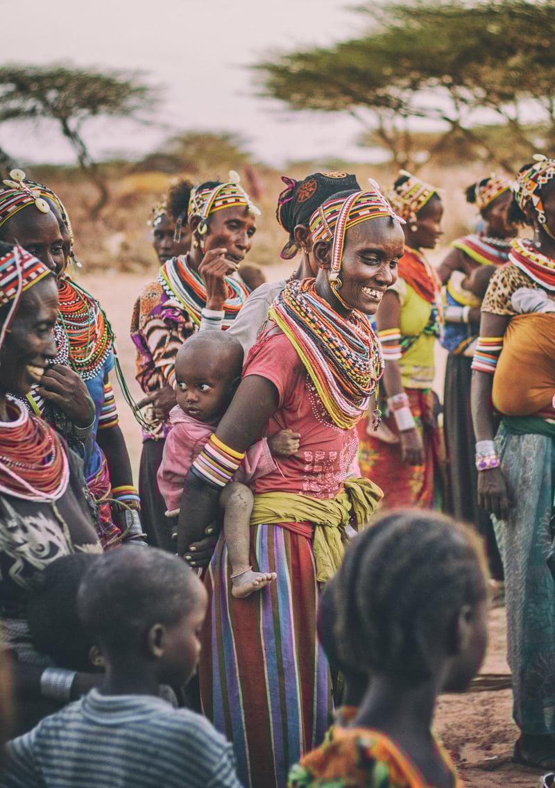 Worldschooling Africa can involve seeing a culture completely different from your own, such as the Masai in Kenyan