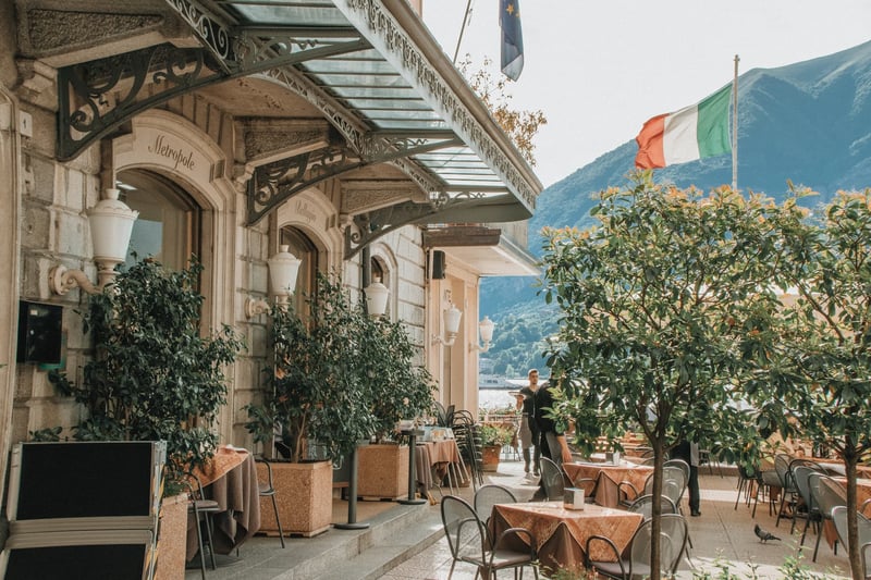 Italian restaurant on Mediterranean