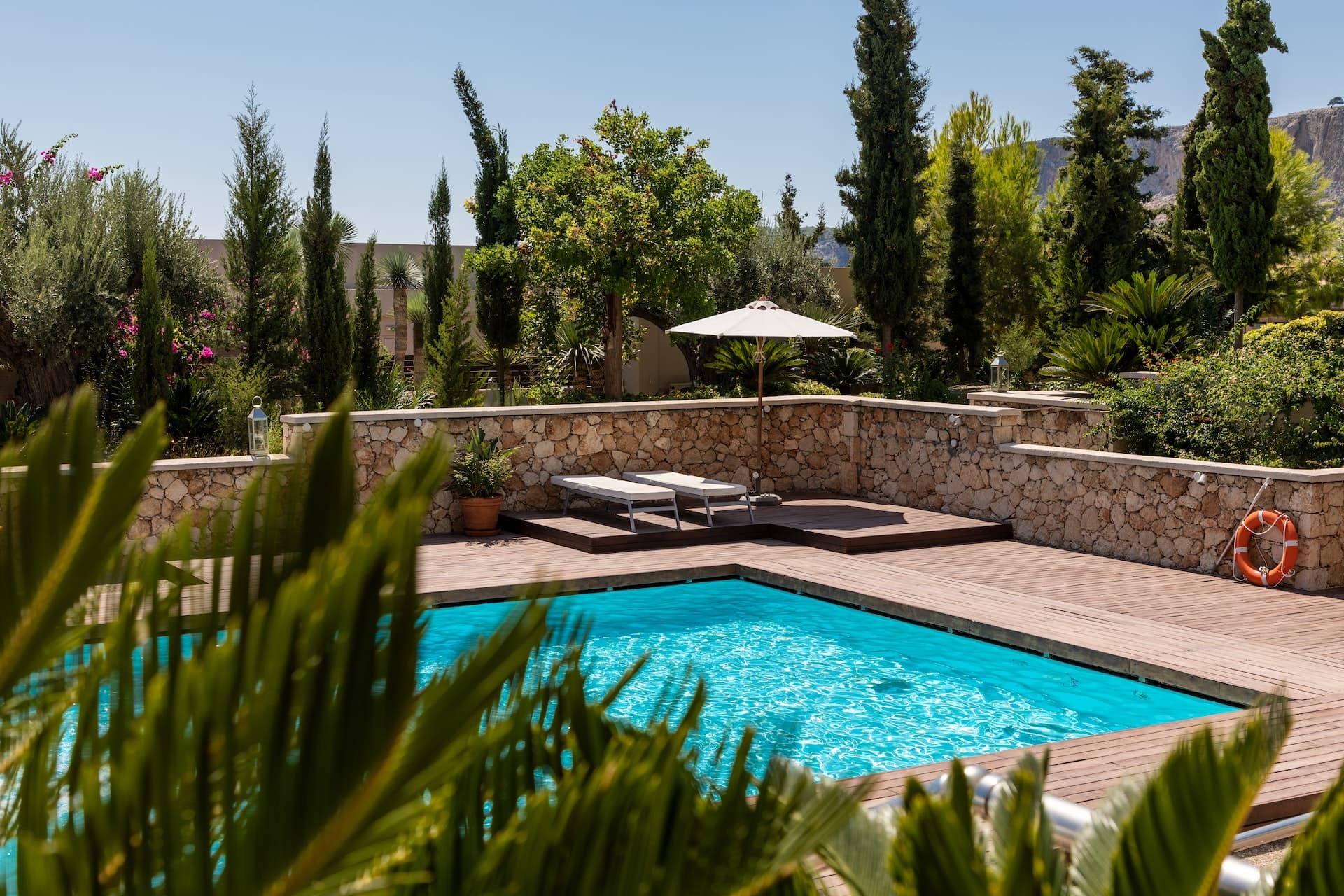 Luxury Mediterranean-like pool of a Private residence club