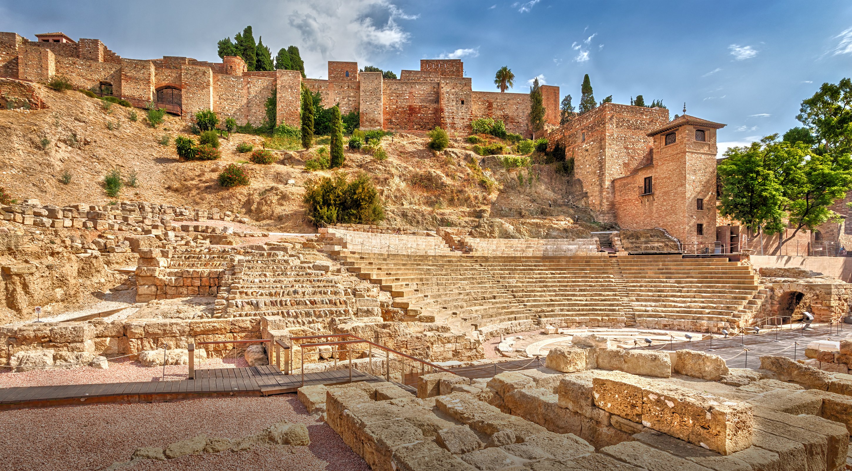 Seeing Europe: Ancient Roman theatre, Malaga, Spain
