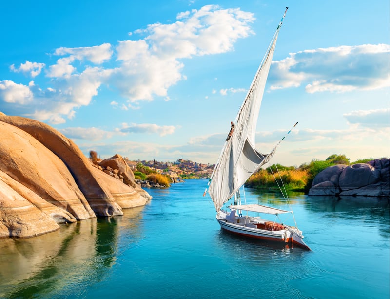 Traveling the Middle East: River Nile in Egypt
