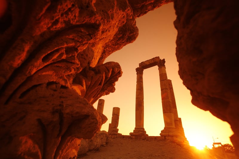 Traveling the Middle East: City of Amman in Jordan