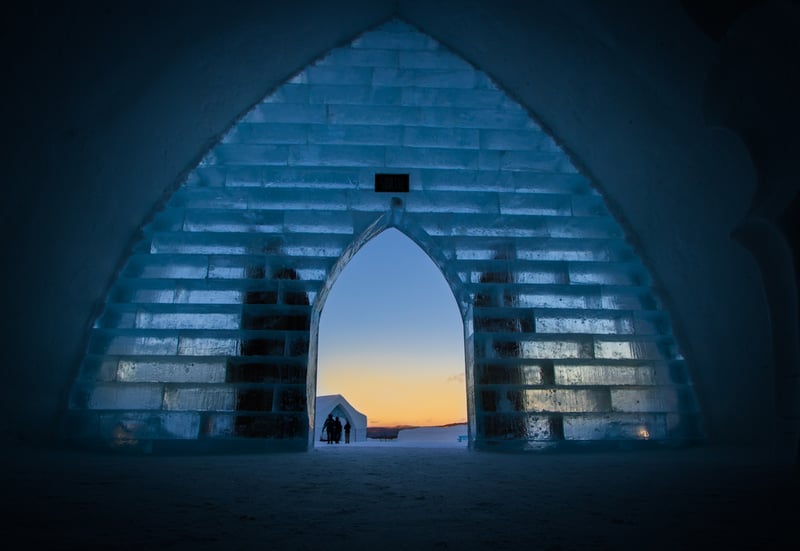 Ice Hotel, one of the Unique Lodging Experiences Around the World.