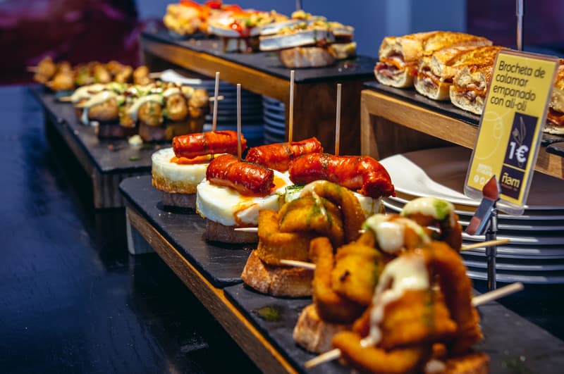 Tapas bar in San Sebastian, one of the culinary capitals of the world