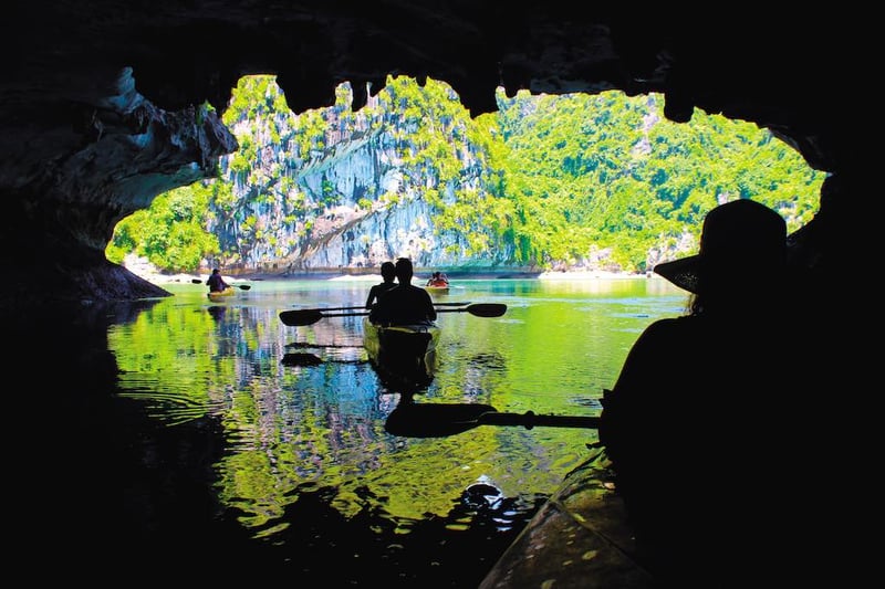Kayaking in Vietnam